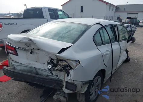 2014 Honda Civic Lx из США, поврежденный, VIN 2HGFB2F50EH549463